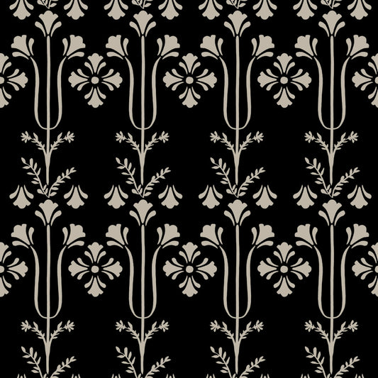 Magnolia Home Book 4 Lydia Wallpaper - Black