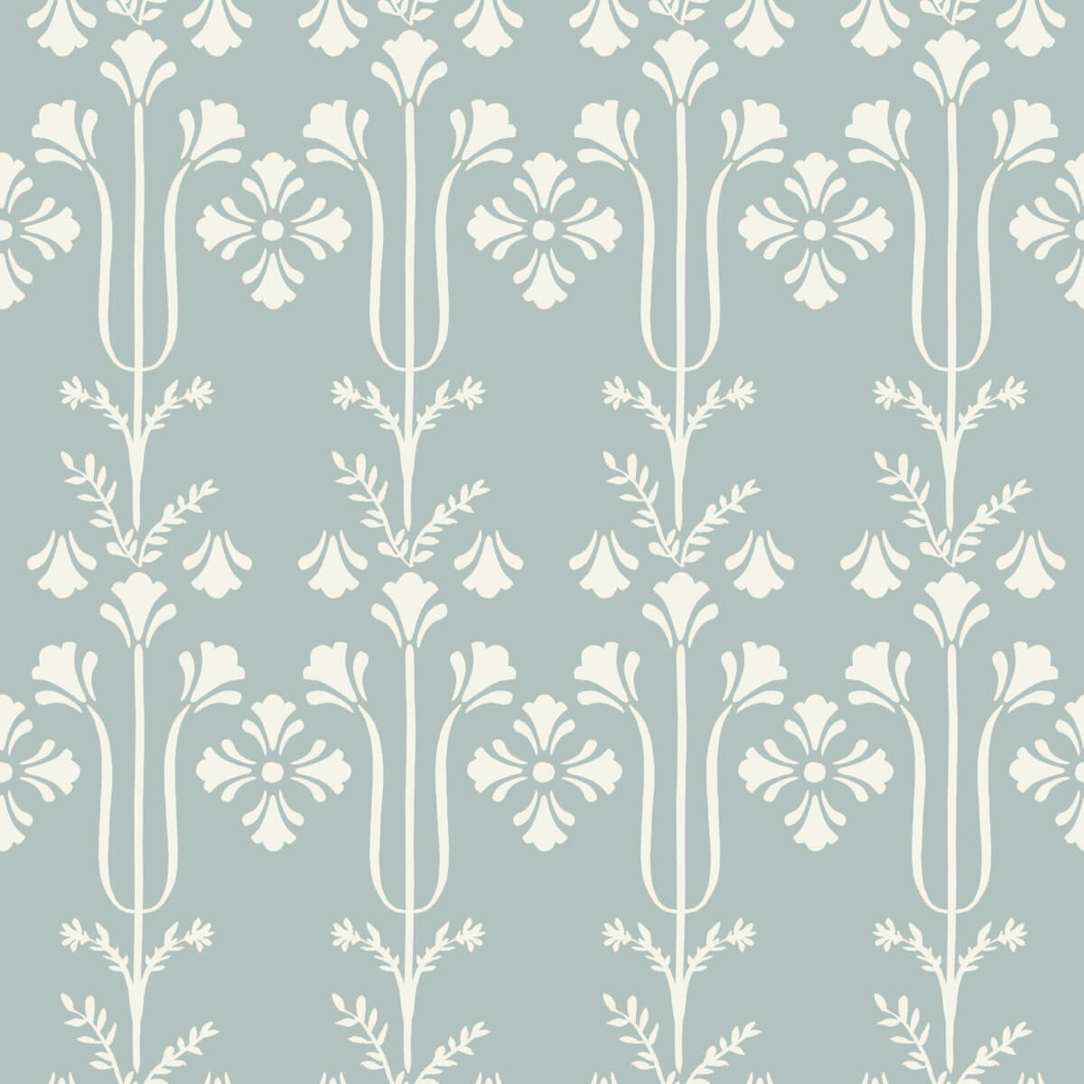 Magnolia Home Book 4 Lydia Wallpaper - Blue