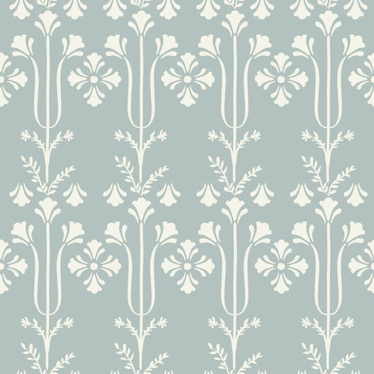 Magnolia Home Book 4 Lydia Wallpaper - Blue