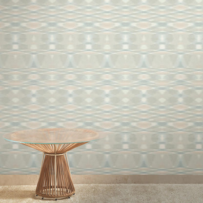 Missoni Home 4 Sunrise Flame Wallpaper - Light Blue