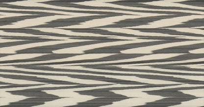 Missoni Home Flamed Zig Zag Wallpaper - Black & Cream