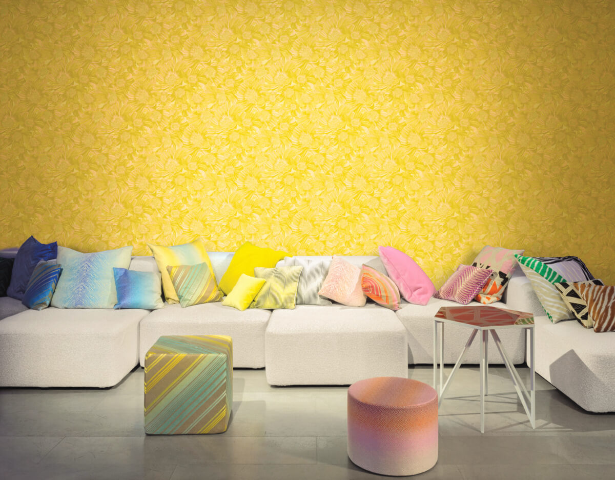 Missoni Home 5 Anemoni Wallpaper - Yellow