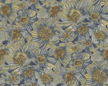 Missoni Home 5 Anemoni Wallpaper - Blue