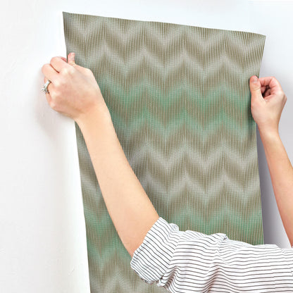 Missoni Home Ande Wallpaper - Green