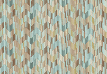 Missoni Home Betulle Wallpaper - Blue & Brown