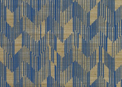 Missoni Home Birch Wallpaper - Blue & Gold