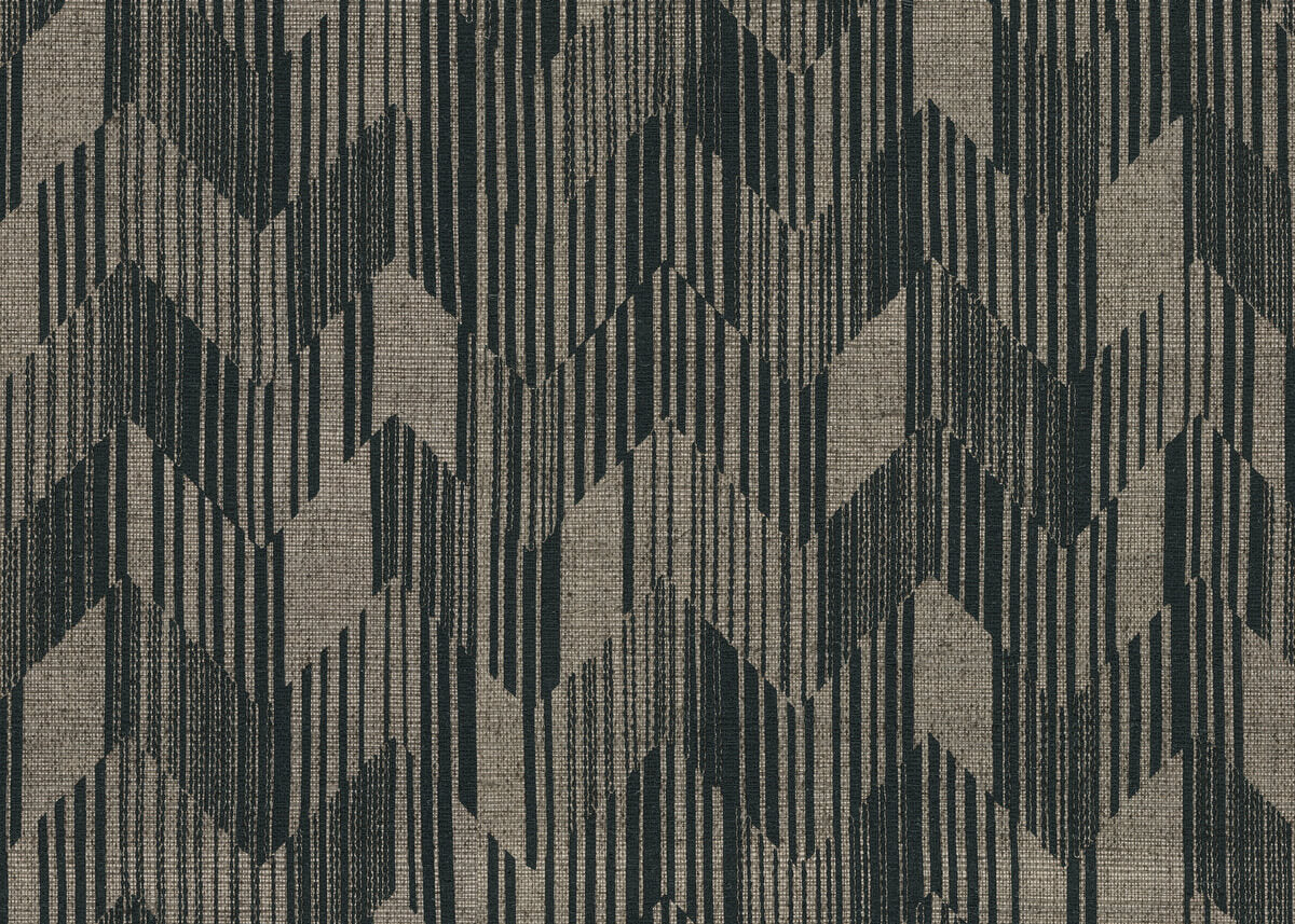 Missoni Home 5 Birch Wallpaper - Charcoal & Silver