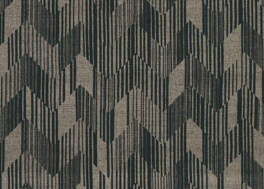 Missoni Home 5 Birch Wallpaper - Charcoal & Silver