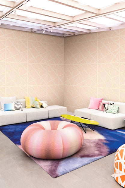 Missoni Home Nastri Wallpaper - Pink