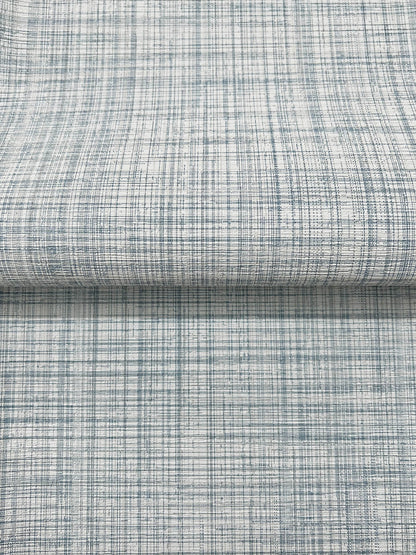 54 in. Magnolia Home High Performance Crossroad Wallpaper - Denim