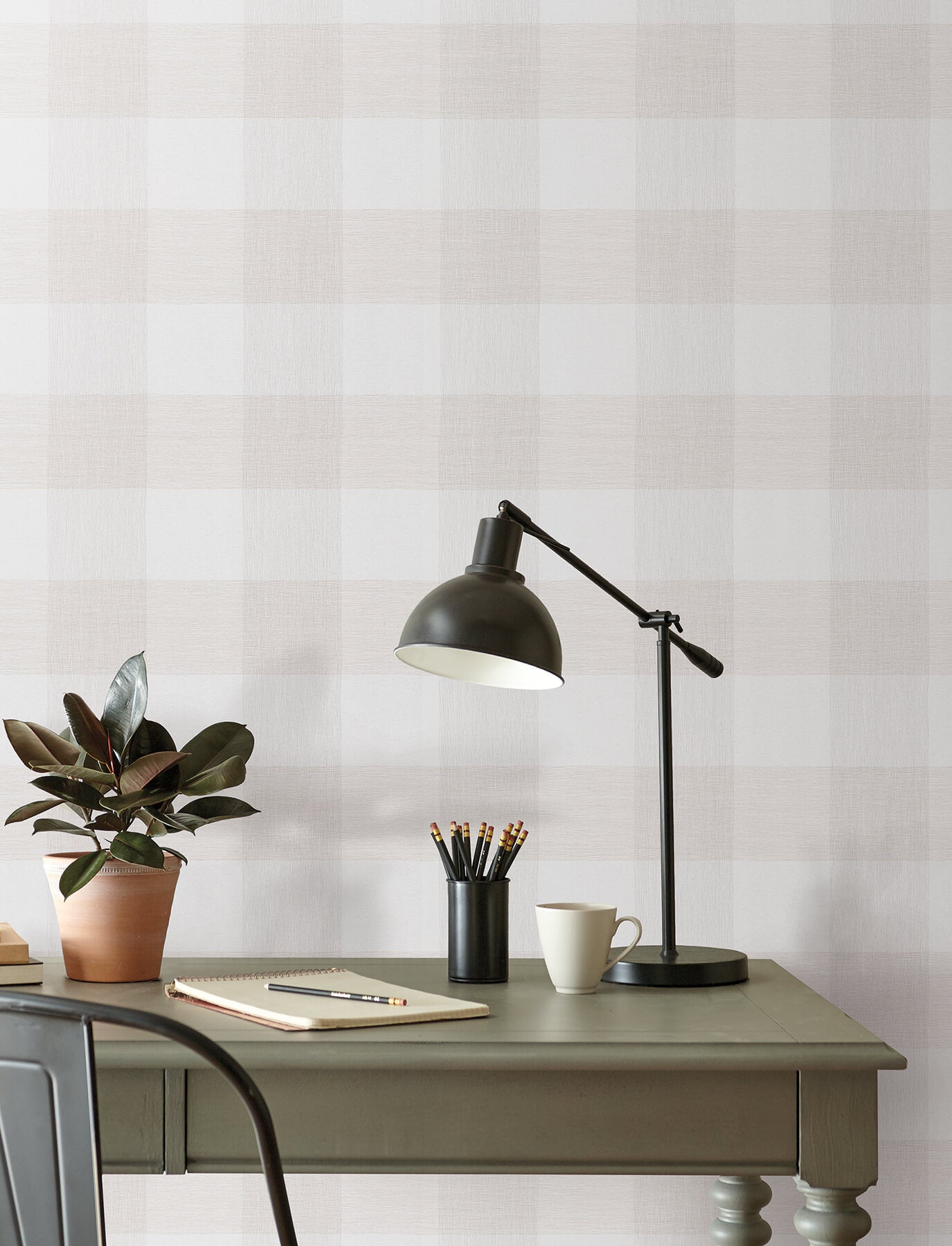 54 in. Magnolia Home High Performance Weft & Weave Wallpaper - Linen
