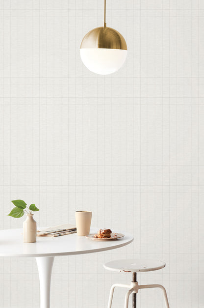 54 in. Magnolia Home High Performance Boulevard Wallpaper - Whitewash