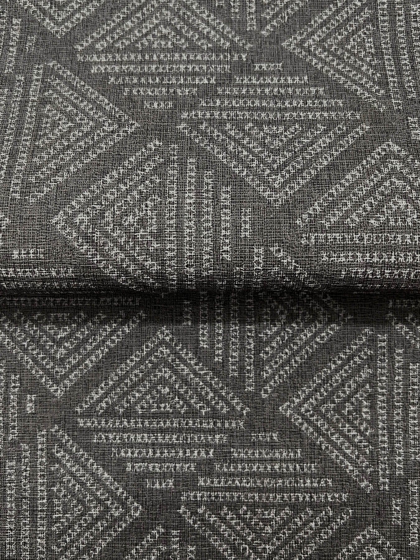 54 in. Magnolia Home High Performance Center Square Wallpaper - Charcoal