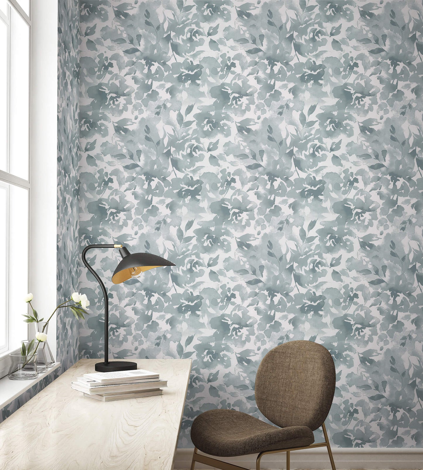 54 in. Magnolia Home High Performance Lakelynn Wallpaper - Current