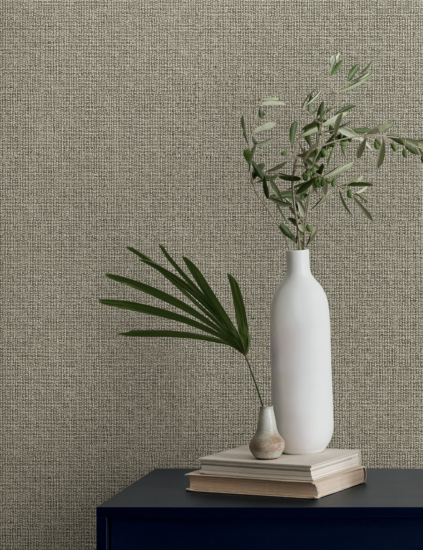 54 in. Magnolia Home High Performance Brindled Wallpaper - Shadow