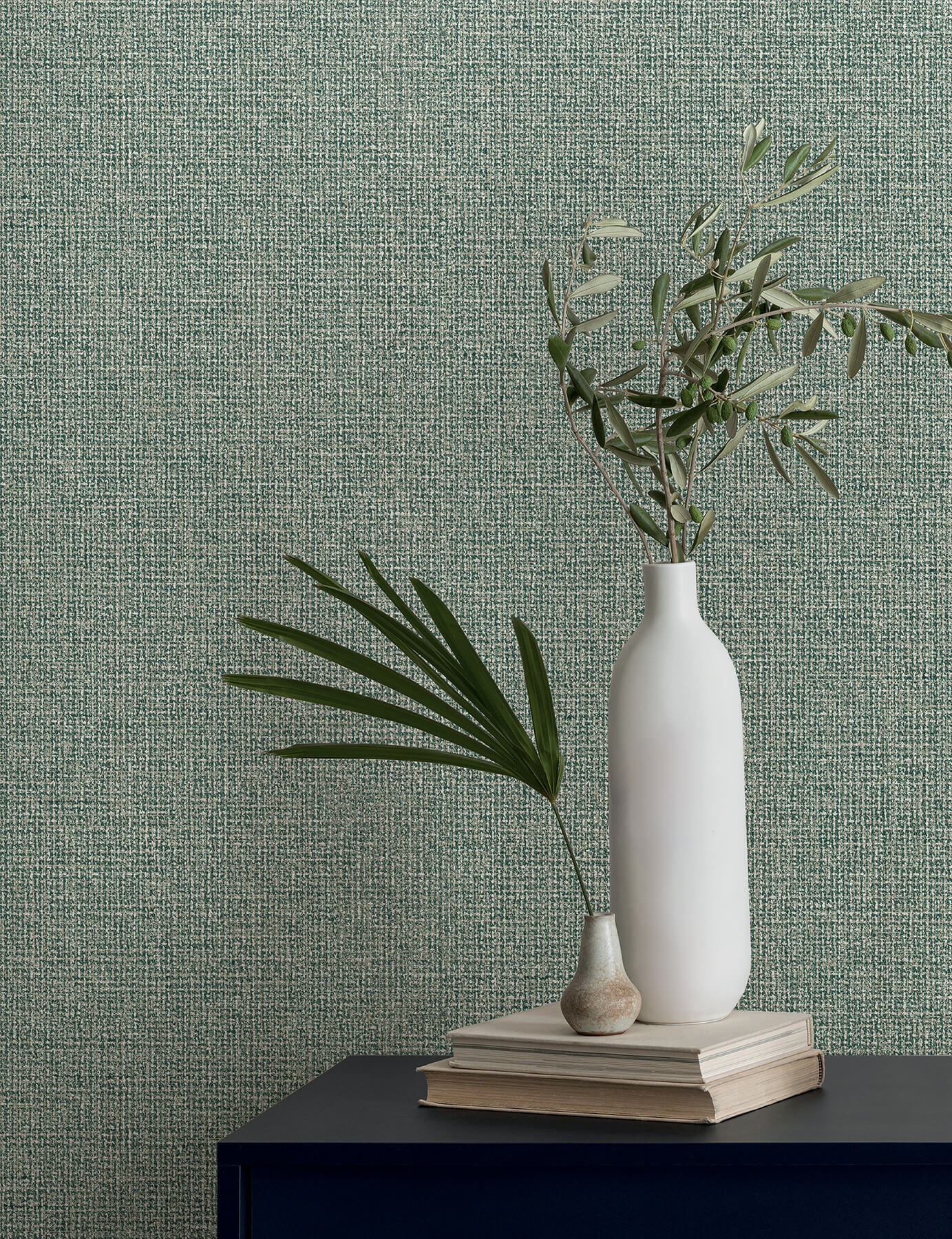54 in. Magnolia Home High Performance Brindled Wallpaper - Reservoir