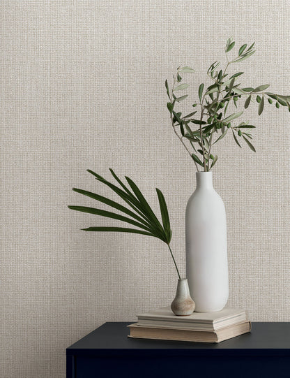 54 in. Magnolia Home High Performance Brindled Wallpaper - Mineral