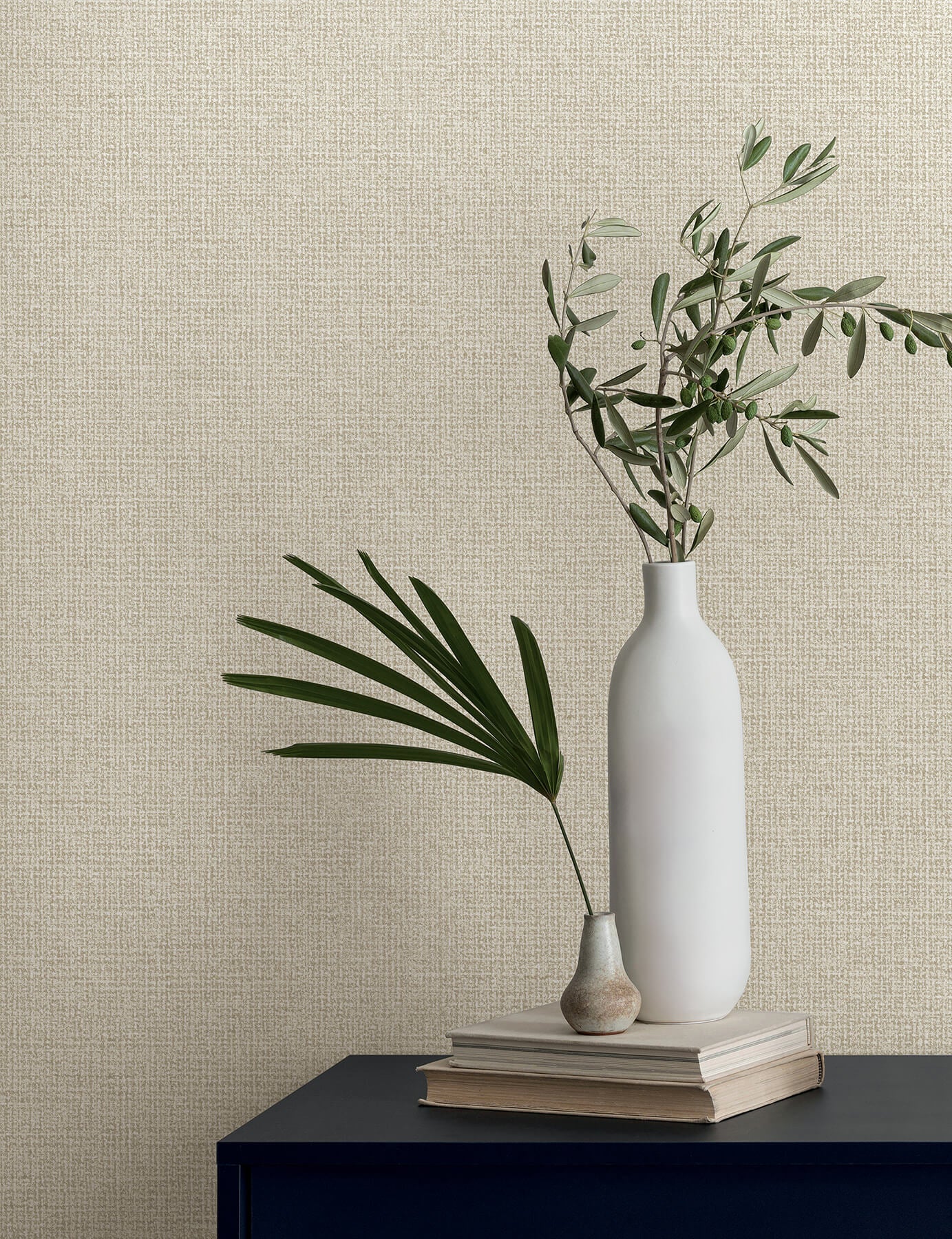 Magnolia Home High Performance Brindled Wallpaper - Linen