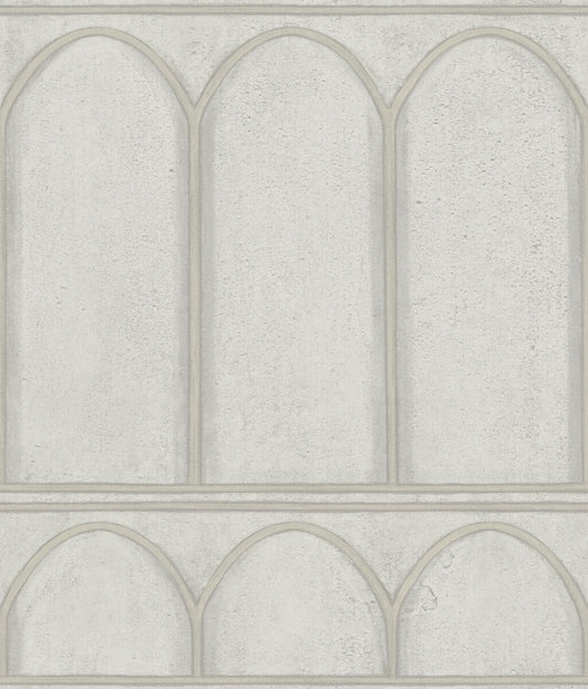 Mediterranean Arches Wallpaper - Gray
