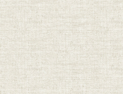 Mediterranean Papyrus Weave Wallpaper - White