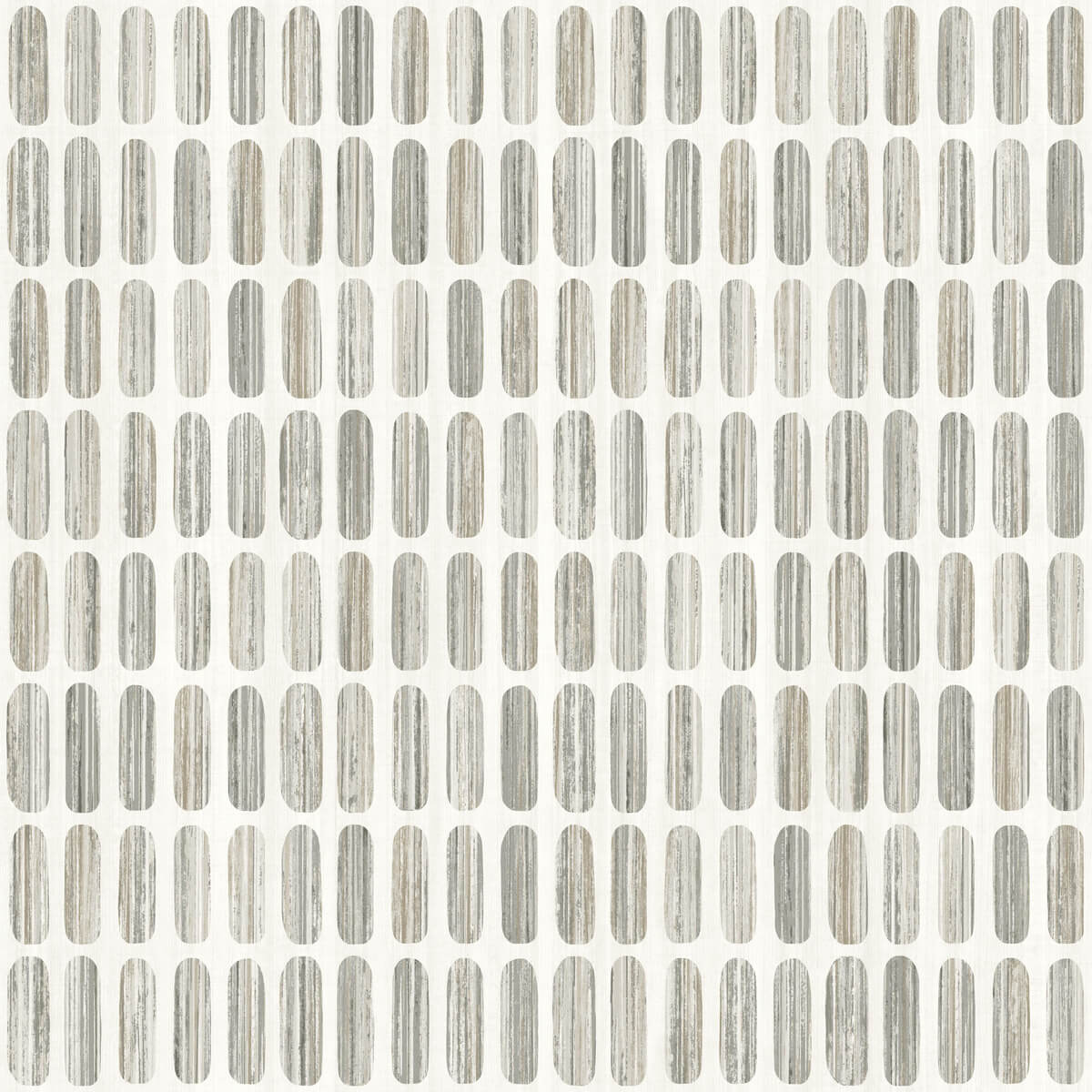 Mediterranean Petite Pergola Wallpaper - Gray