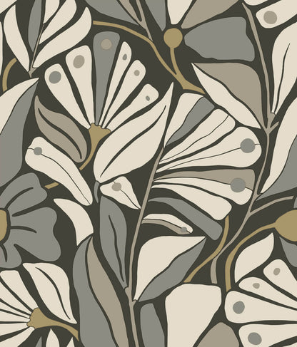 Montecito Cabana Club Wallpaper - Onyx