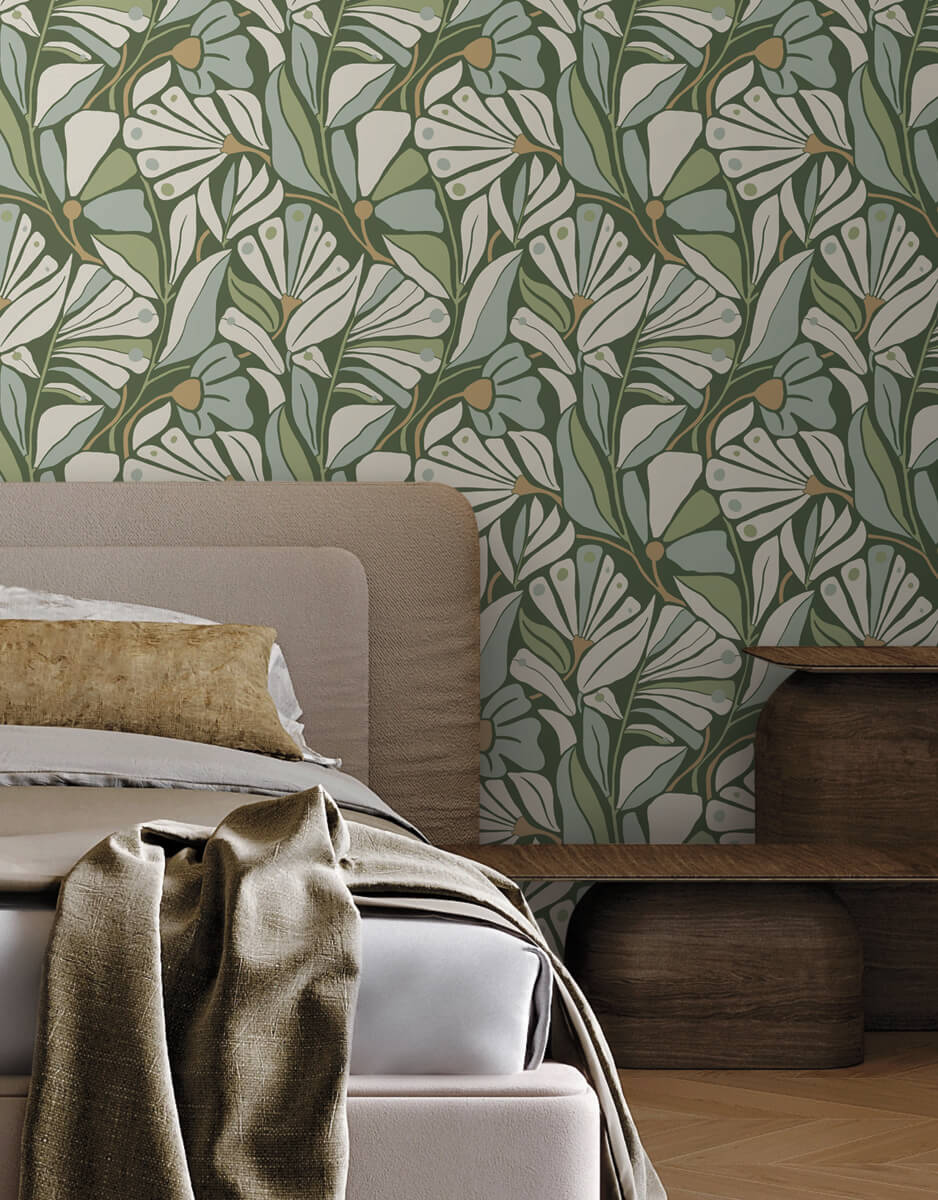 Montecito Cabana Club Wallpaper - Lush