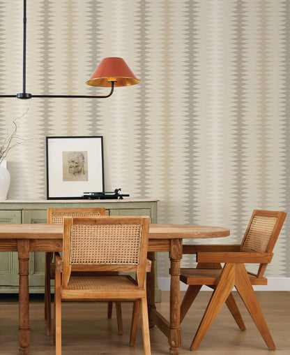 Montecito Woven Desert Wallpaper - Mirage