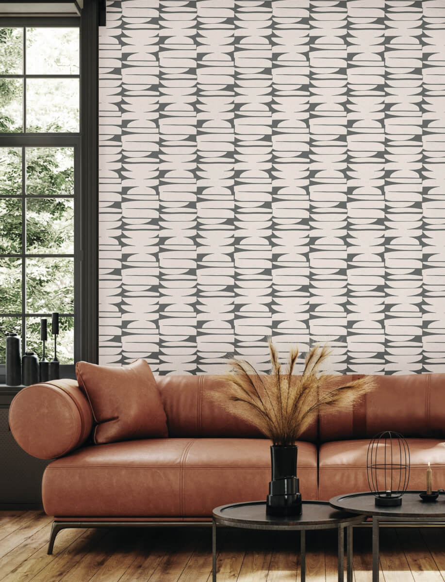 Montecito Lovely Libra Wallpaper - Onyx