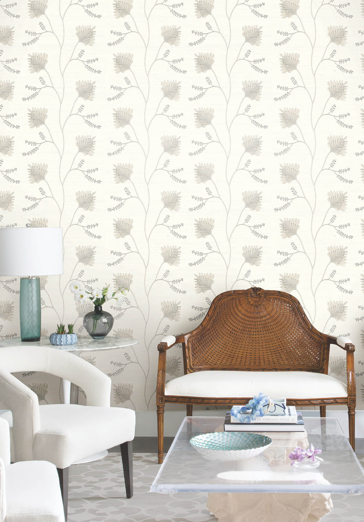 Ronald Redding Astoria Laelynn Wallpaper - Pearl