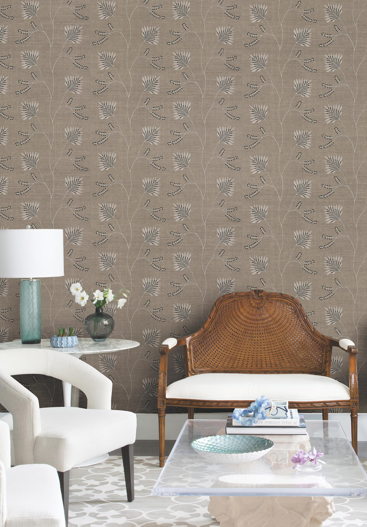 Ronald Redding Astoria Laelynn Wallpaper - Taupe