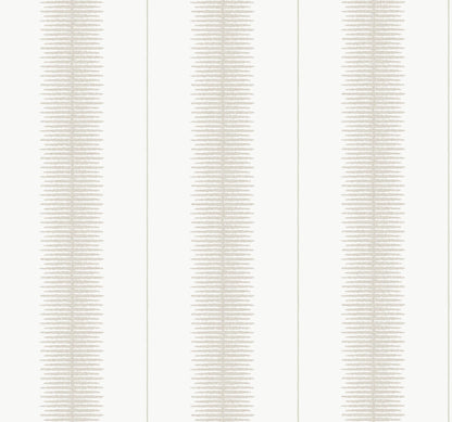 Ronald Redding Astoria Tandem Stripe Wallpaper - Taupe