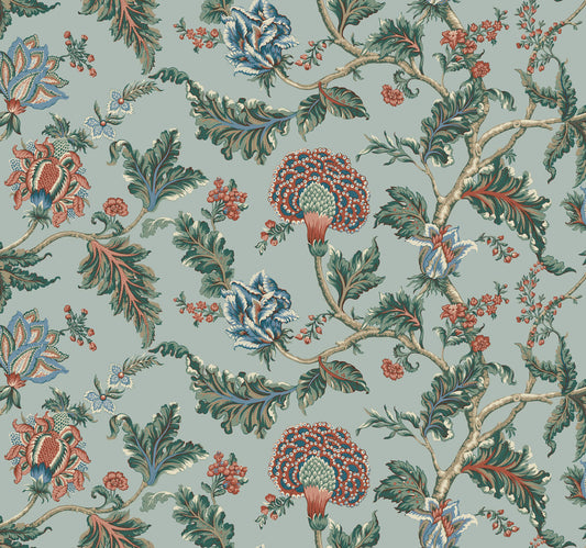 Ronald Redding Astoria Monroe Wallpaper - Teal