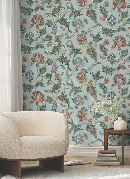 Ronald Redding Astoria Monroe Wallpaper - Teal