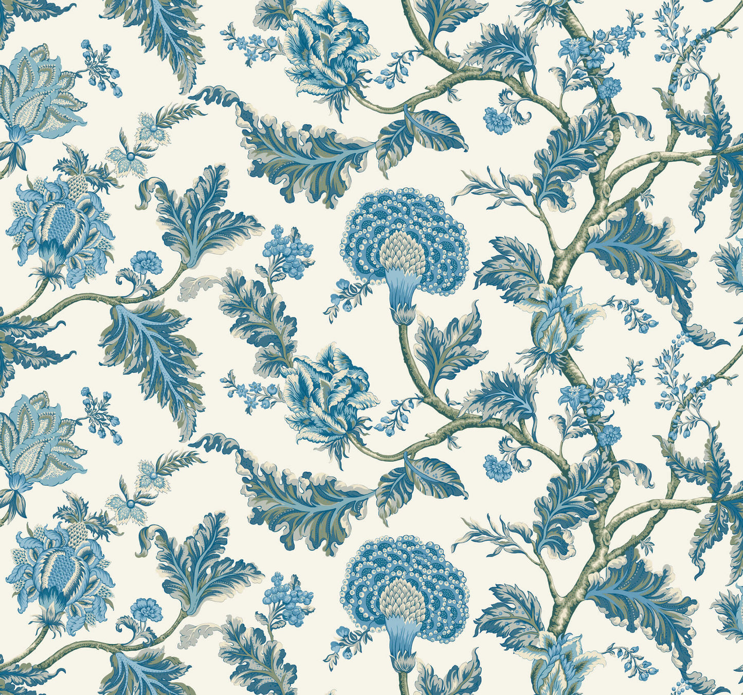 Ronald Redding Astoria Monroe Wallpaper - Blue