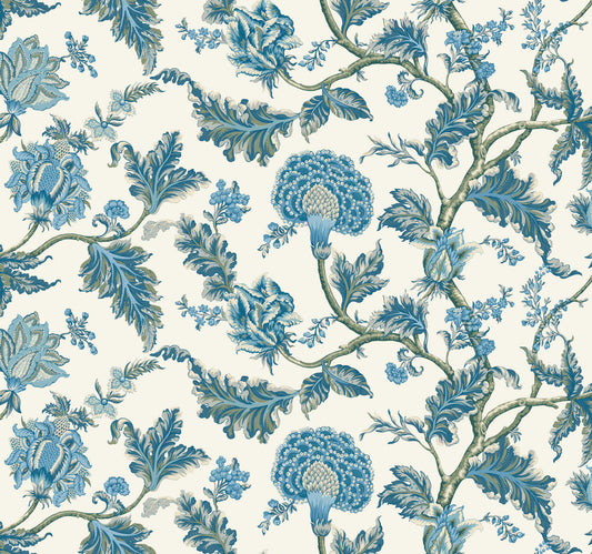 Ronald Redding Astoria Monroe Wallpaper - Blue