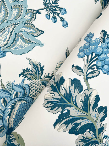 Ronald Redding Astoria Monroe Wallpaper - Blue