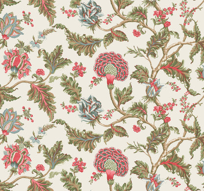 Ronald Redding Astoria Monroe Wallpaper - Rhubarb