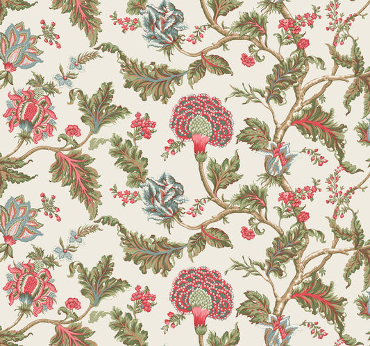 Ronald Redding Astoria Monroe Wallpaper - Rhubarb