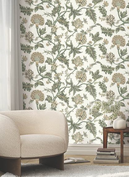 Ronald Redding Astoria Monroe Wallpaper - Green