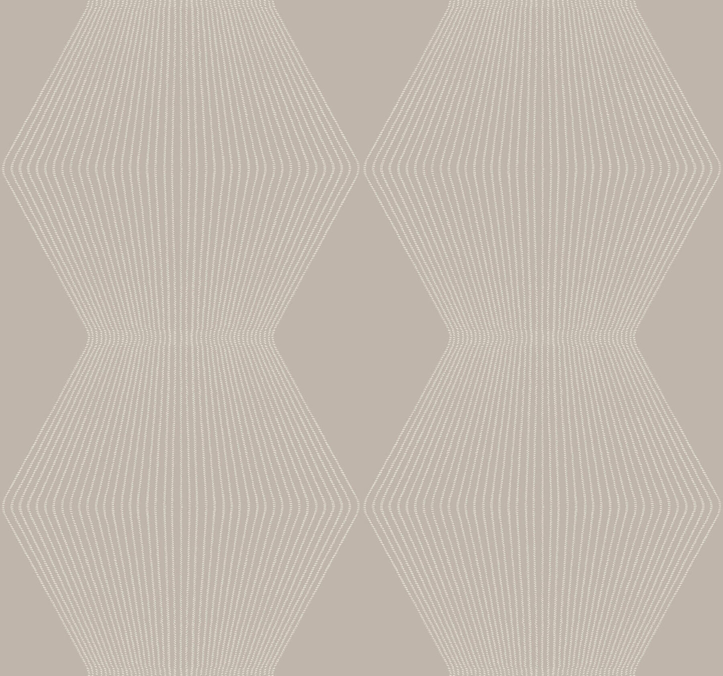 Ronald Redding Astoria Diamond Legacy Wallpaper - Taupe