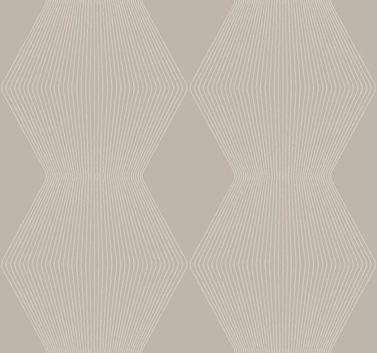 Ronald Redding Astoria Diamond Legacy Wallpaper - Taupe