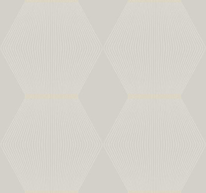 Ronald Redding Astoria Diamond Legacy Wallpaper - Soft Grey