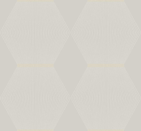 Ronald Redding Astoria Diamond Legacy Wallpaper - Soft Grey