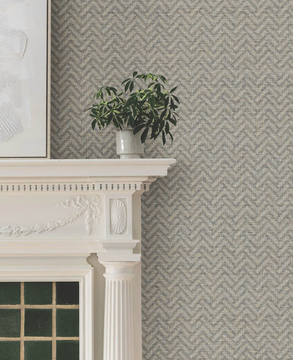 Ronald Redding Astoria Regent Wallpaper - Charcoal