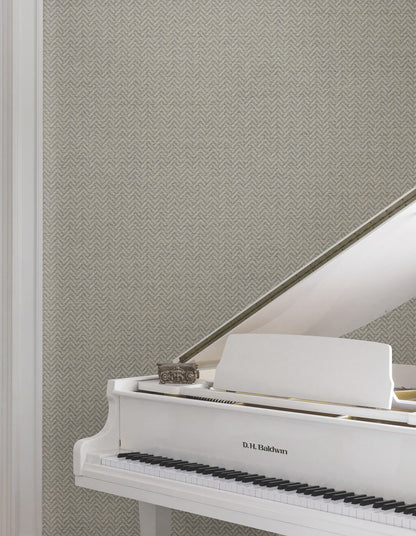 Ronald Redding Astoria Regent Wallpaper - Charcoal