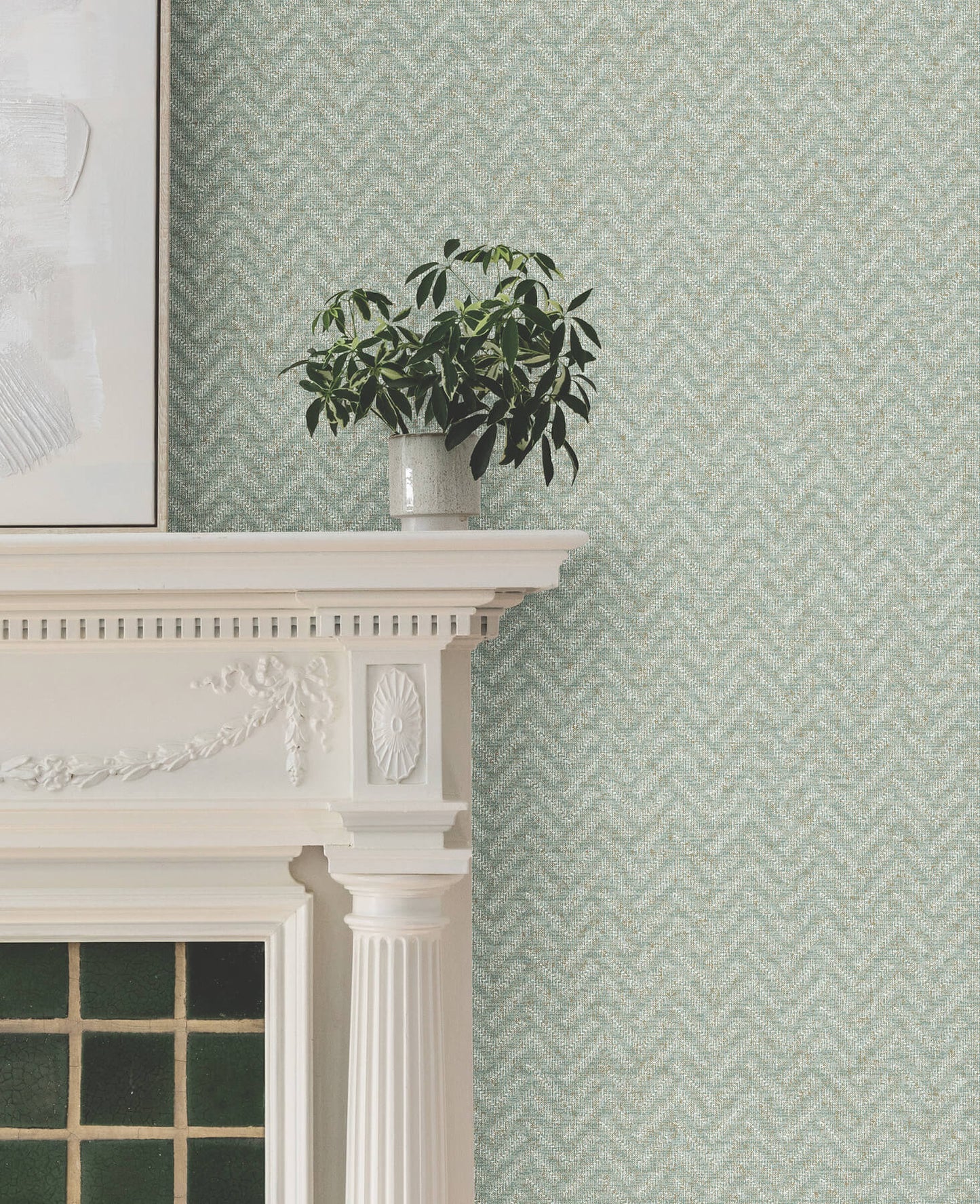 Ronald Redding Astoria Regent Wallpaper - Jade