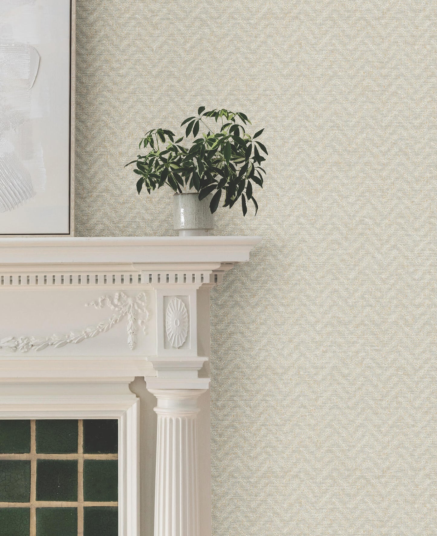 Ronald Redding Astoria Regent Wallpaper - Soft Grey