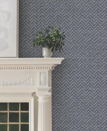 Ronald Redding Astoria Regent Wallpaper - Navy