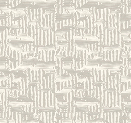 Ronald Redding Astoria Passages Wallpaper - Taupe